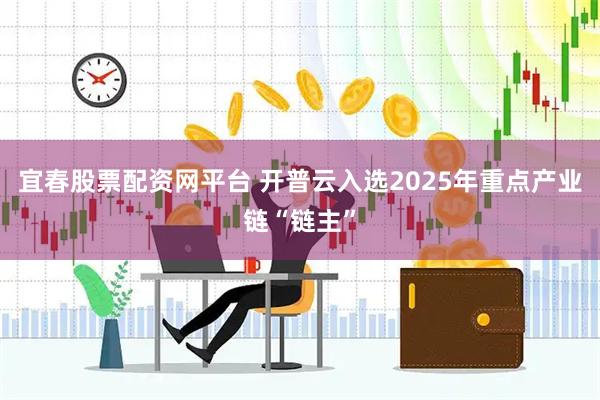 宜春股票配资网平台 开普云入选2025年重点产业链“链主”